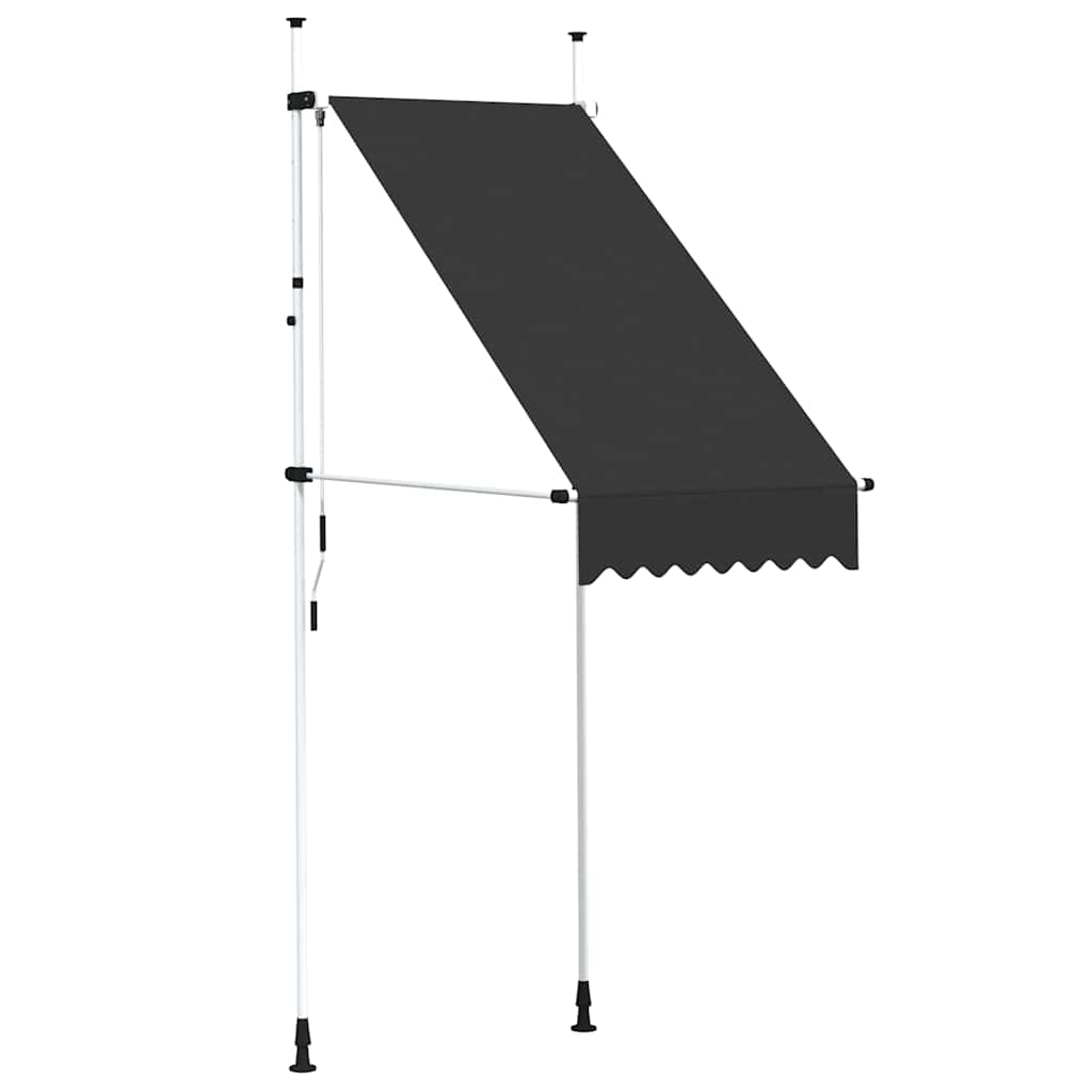 Tenda da Sole Retrattile Manuale 100 cm Antracite