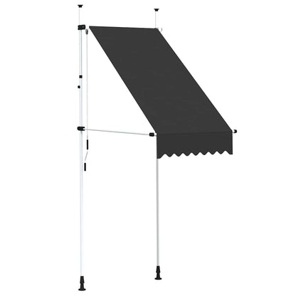 Tenda da Sole Retrattile Manuale 100 cm Antracite
