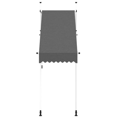 Tenda da Sole Retrattile Manuale 100 cm Antracite
