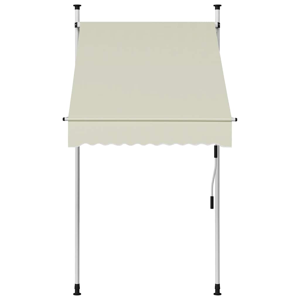 Tenda da Sole Retrattile Manuale 100 cm Crema