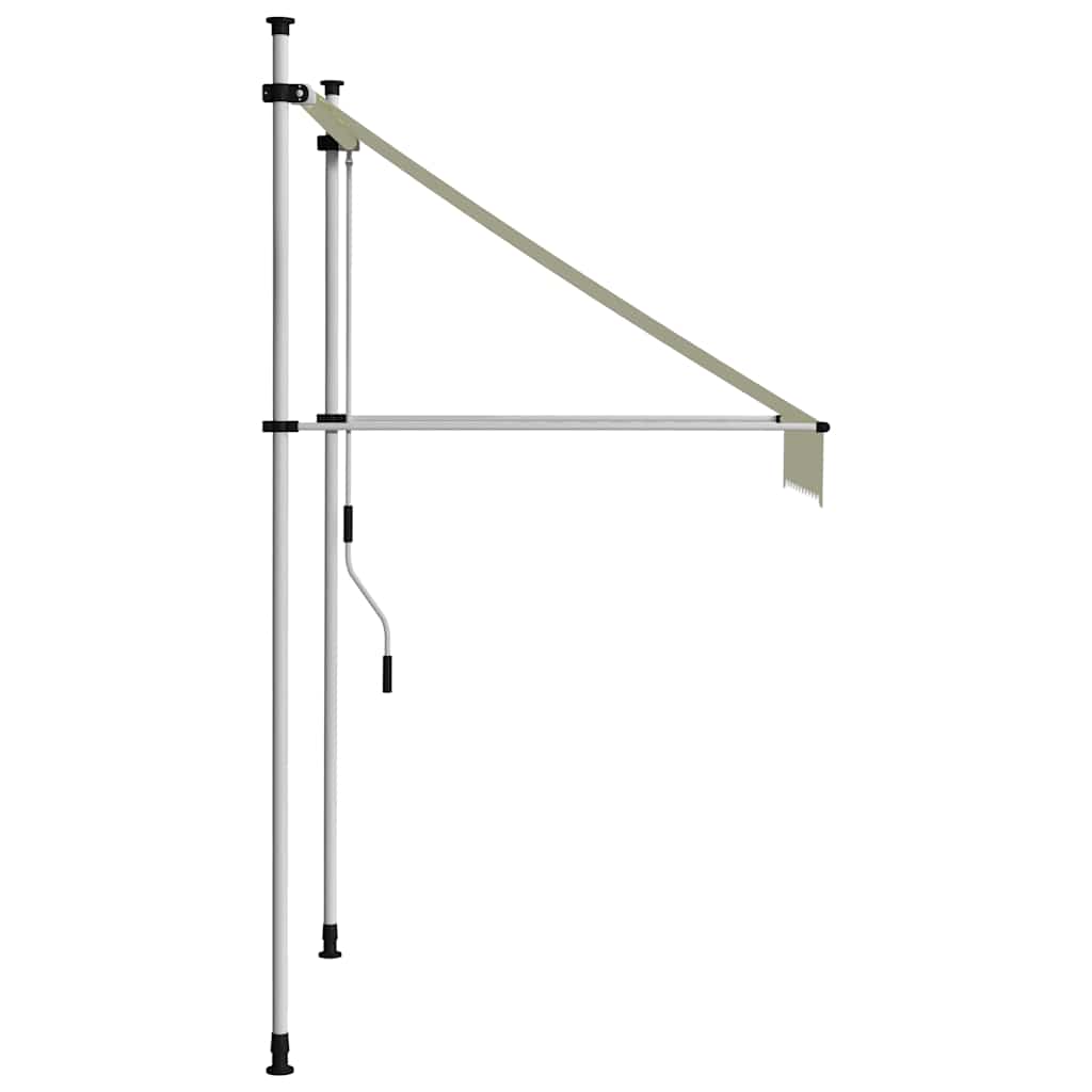 Tenda da Sole Retrattile Manuale 100 cm Crema