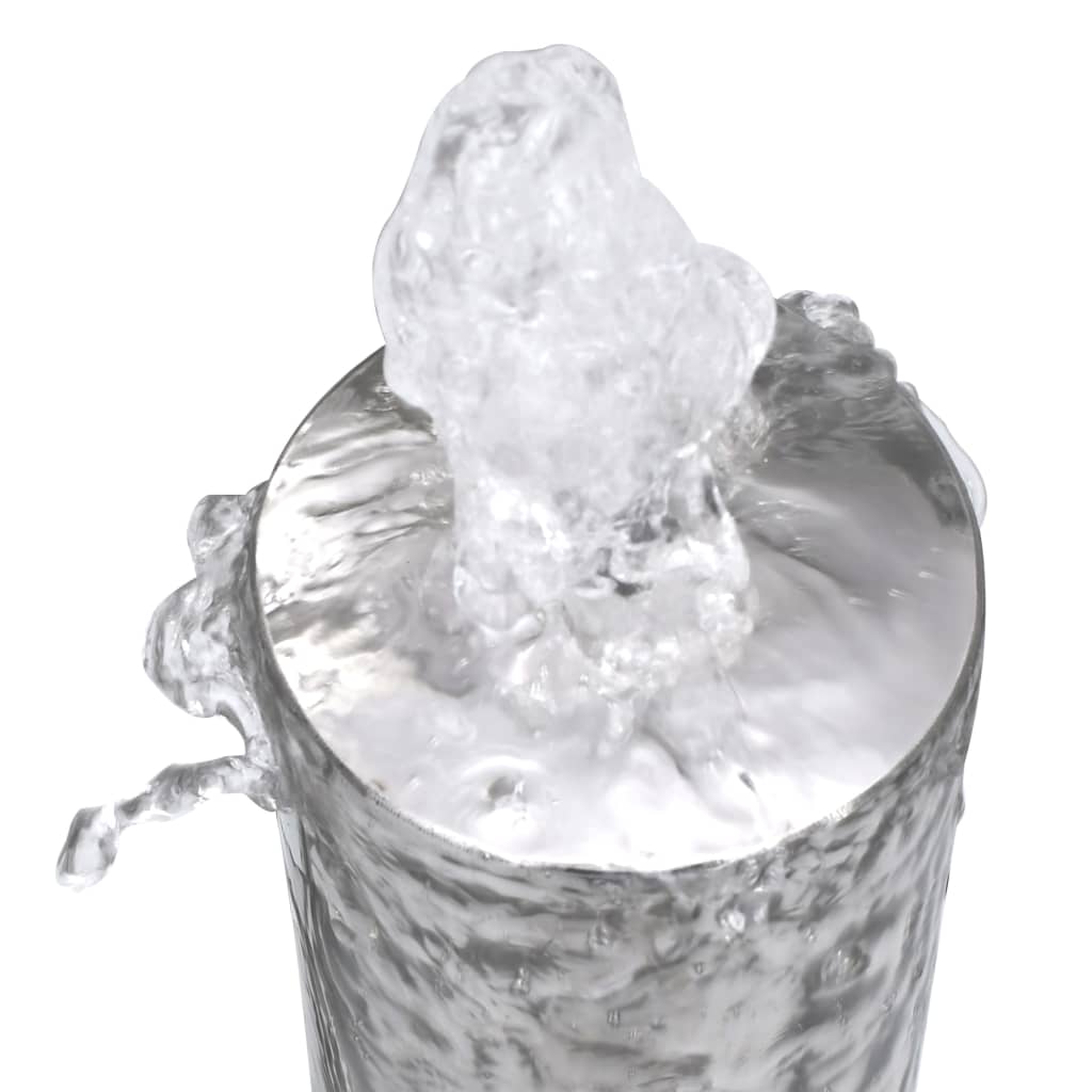 Fontana da Giardino Argento 48x34x123 cm in Acciaio Inox