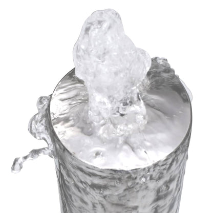 Fontana da Giardino Argento 48x34x123 cm in Acciaio Inox