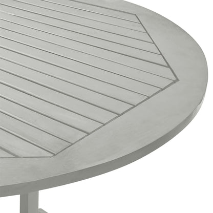 Gray Garden Table 200x100x75 cm in Acacia Wood