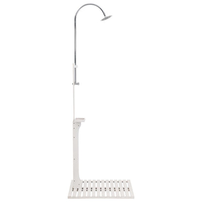 Doccia da Giardino Bianca in Legno | homemem39