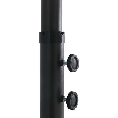 Ombrellone da Esterni Palo in Alluminio 460x270cm Nero | homemem39