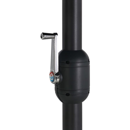 Ombrellone da Esterni Palo in Alluminio 460x270cm Nero | homemem39
