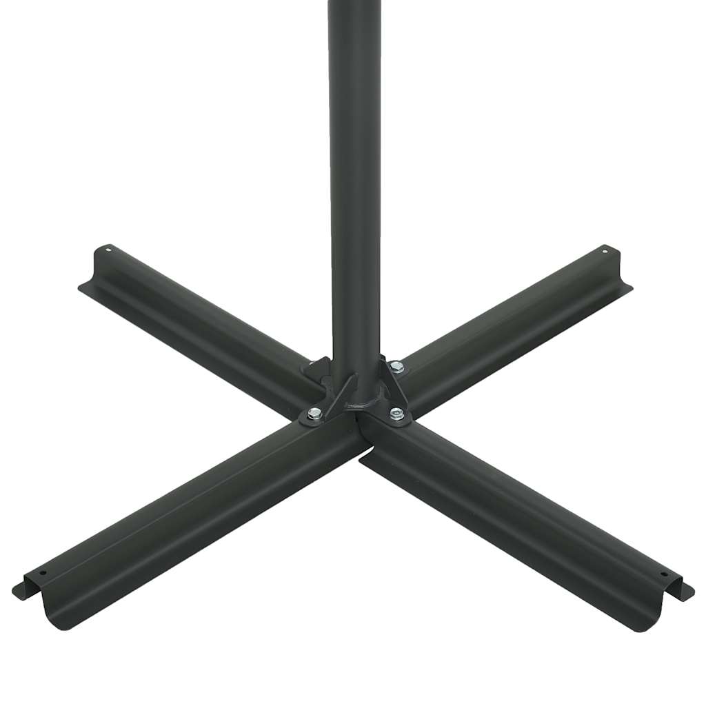 Ombrellone da Esterni Palo in Alluminio 460x270cm Nero | homemem39