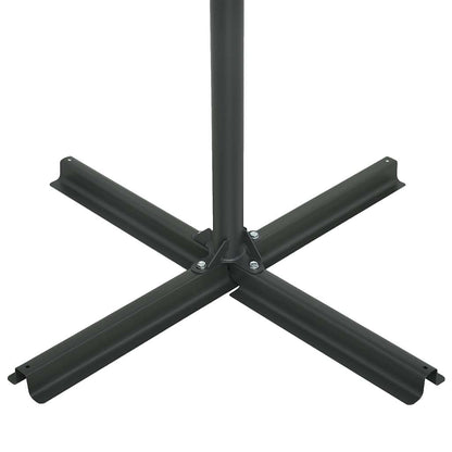 Ombrellone da Esterni Palo in Alluminio 460x270cm Nero | homemem39