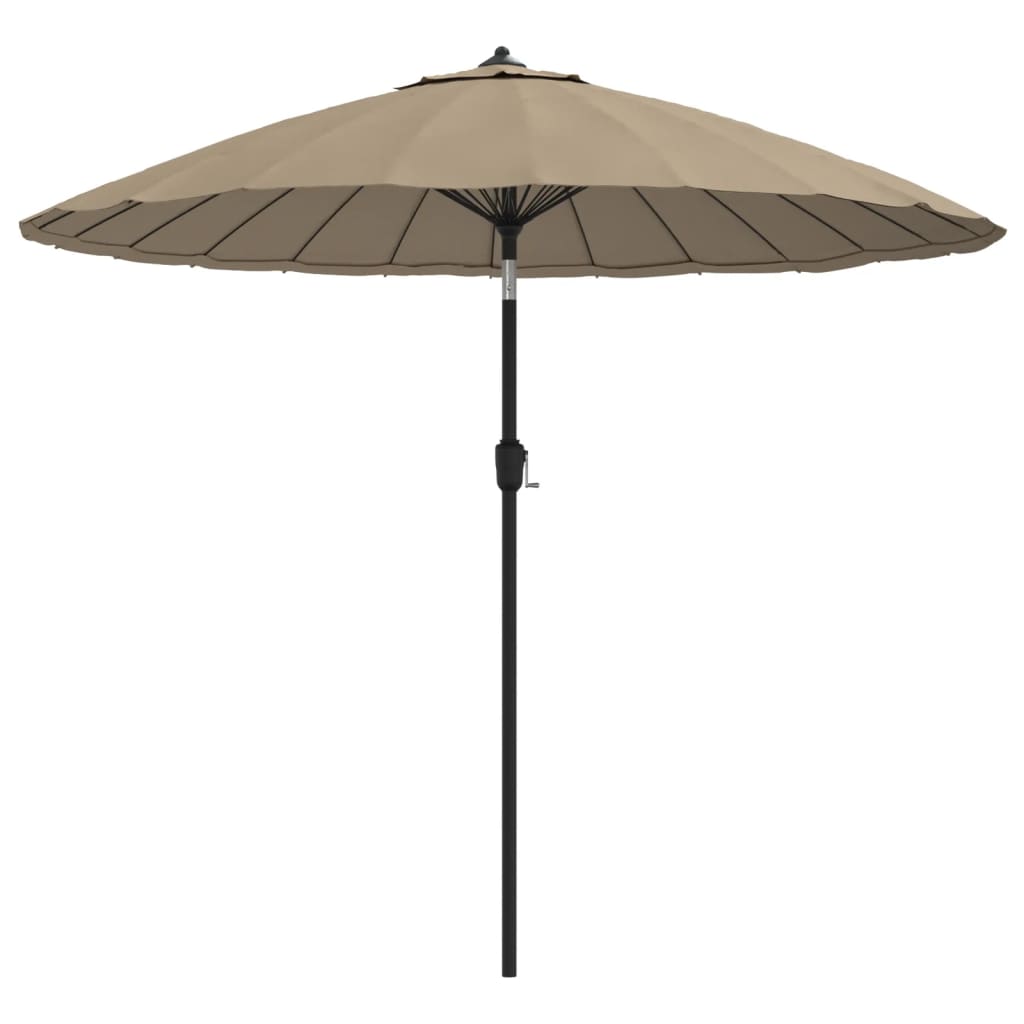 Ombrellone da Esterni con Palo in Alluminio 270 cm Grigio Talpa | homemem39
