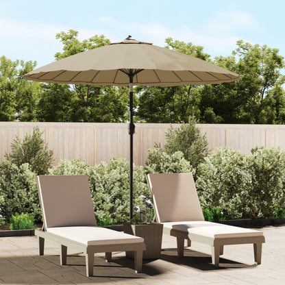 Ombrellone da Esterni con Palo in Alluminio 270 cm Grigio Talpa | homemem39