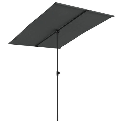 Ombrellone da Giardino con Palo in Alluminio 2x1,5 m Antracite | homemem39
