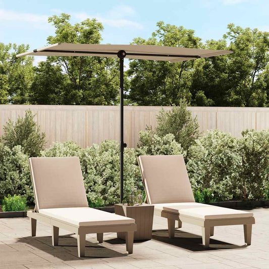 Ombrellone da Giardino con Palo in Alluminio 2x1,5 m Talpa | homemem39
