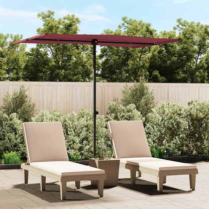 Ombrellone da Giardino con Palo in Alluminio 2x1,5 m Bordò | homemem39