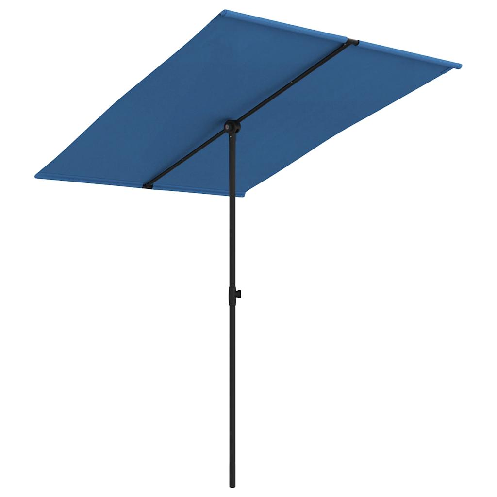 Ombrellone da Giardino con Palo in Alluminio 2x1,5 m Azzurro | homemem39