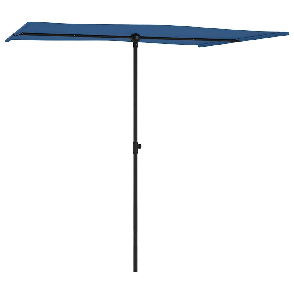 Ombrellone da Giardino con Palo in Alluminio 2x1,5 m Azzurro | homemem39