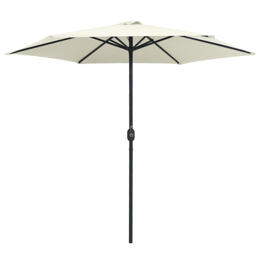 Ombrellone da Giardino Palo in Alluminio 270x246 cm Sabbia - homemem39