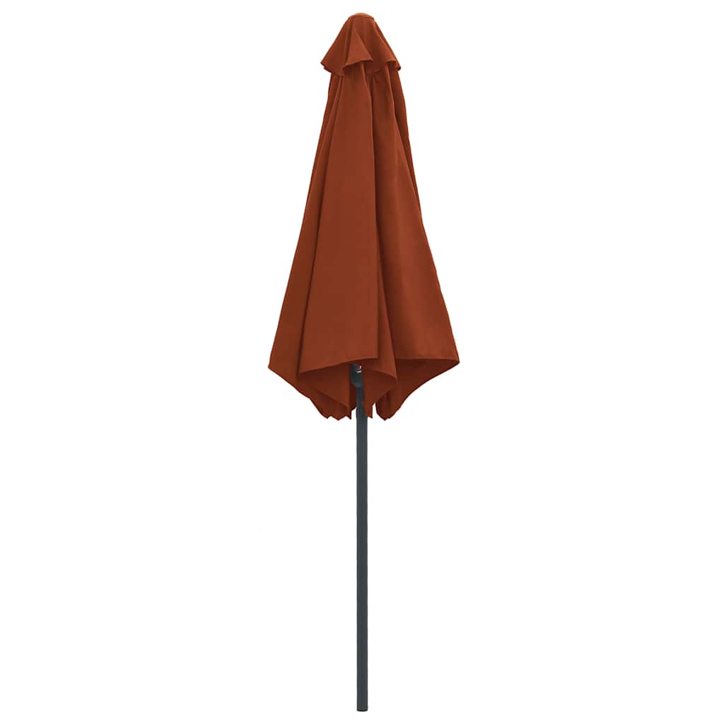 Ombrellone da Giardino Palo in Alluminio 270x246 cm Terracotta | homemem39
