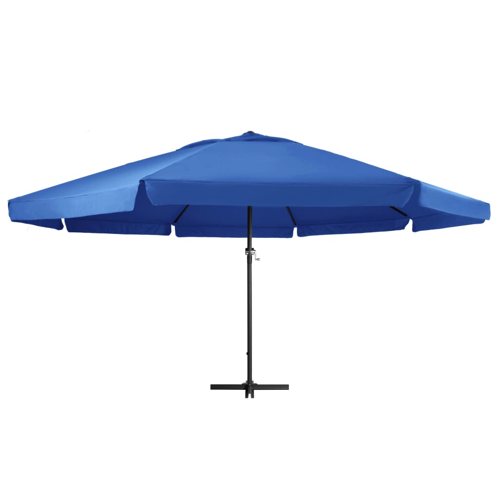 Ombrellone da Giardino con Palo in Alluminio 500 cm Azzurro | homemem39