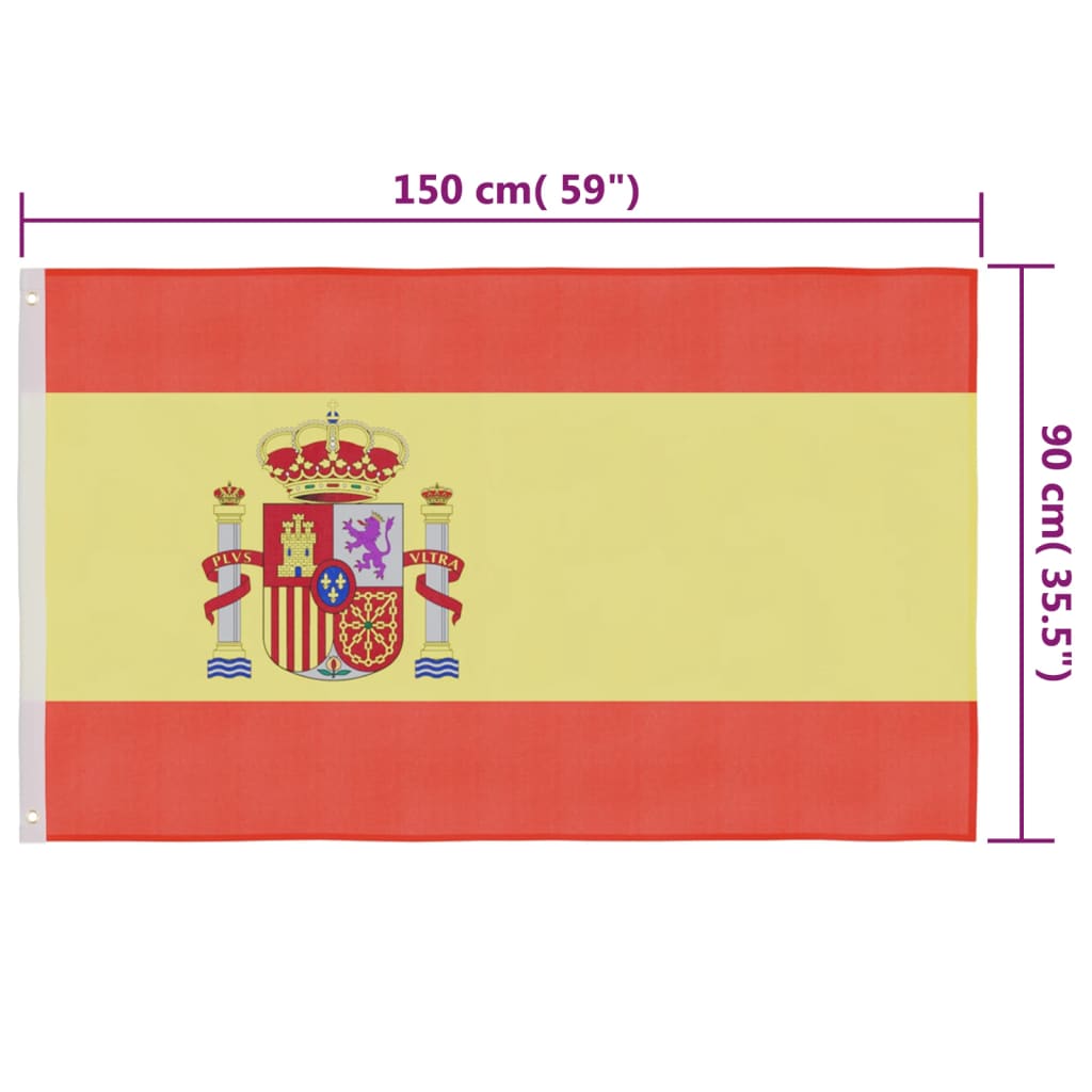 Bandiera della Spagna 90x150 cm | homemem39