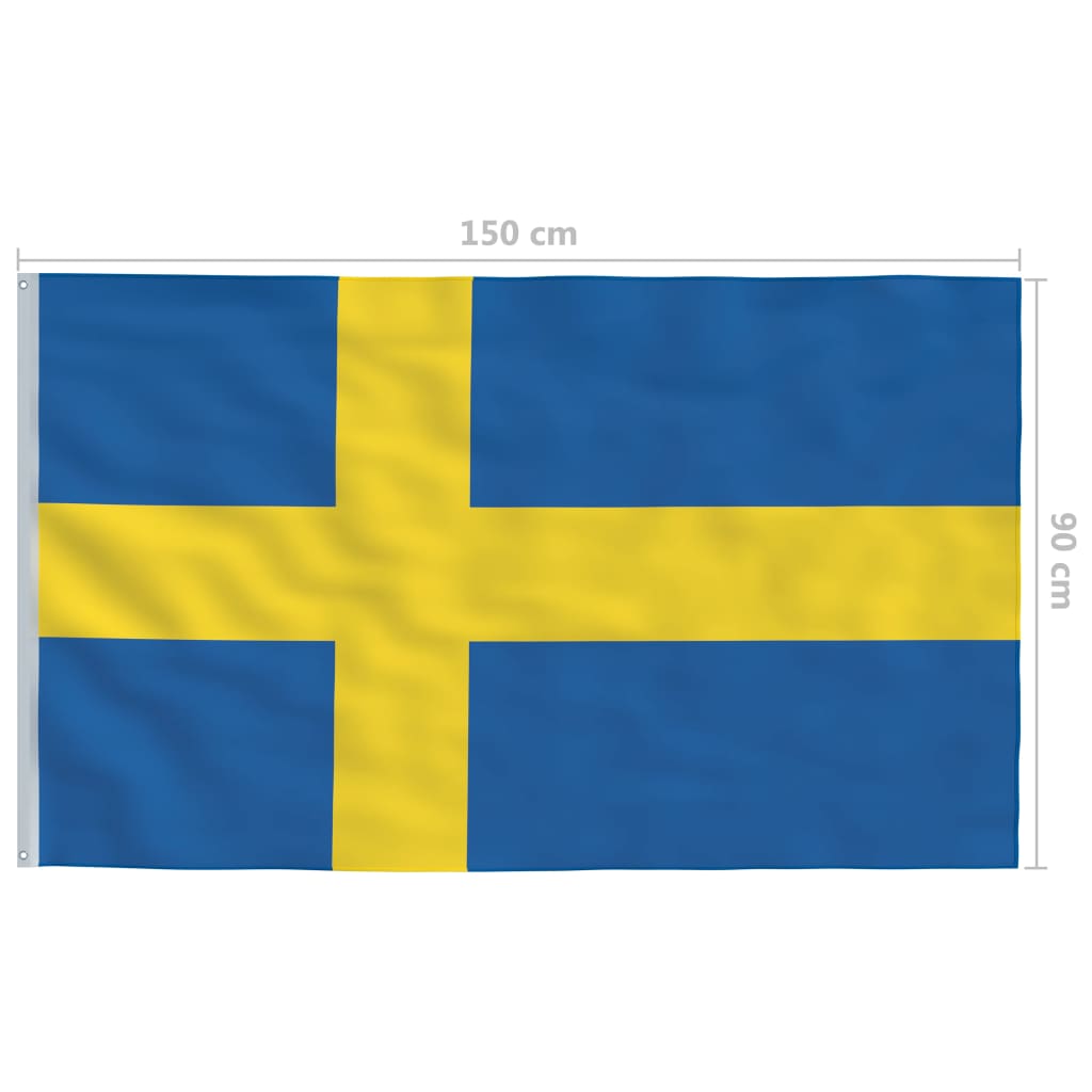 Bandiera della Svezia 90x150 cm | homemem39