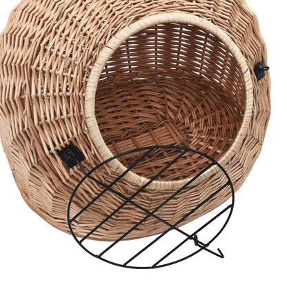 Trasportino per Gatti 45x35x35 cm in Salice Naturale - homemem39
