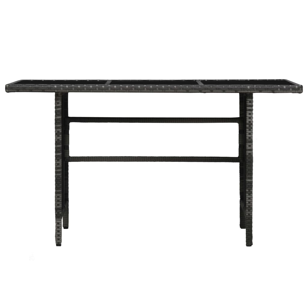 Set Divani da Giardino 4 pz con Cuscini in Polyrattan Grigio - homemem39