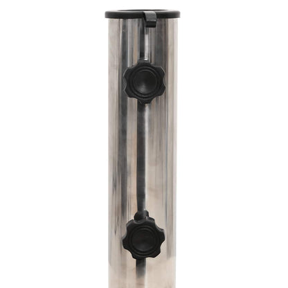 Base per Ombrellone in Granito 30 kg Circolare Nera | homemem39