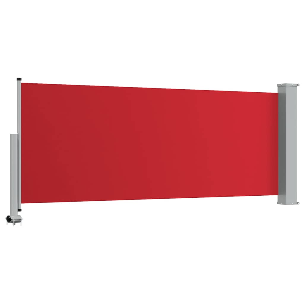 Ausziehbare Seitenmarkise für Terrasse, 100 x 300 cm, Rot
