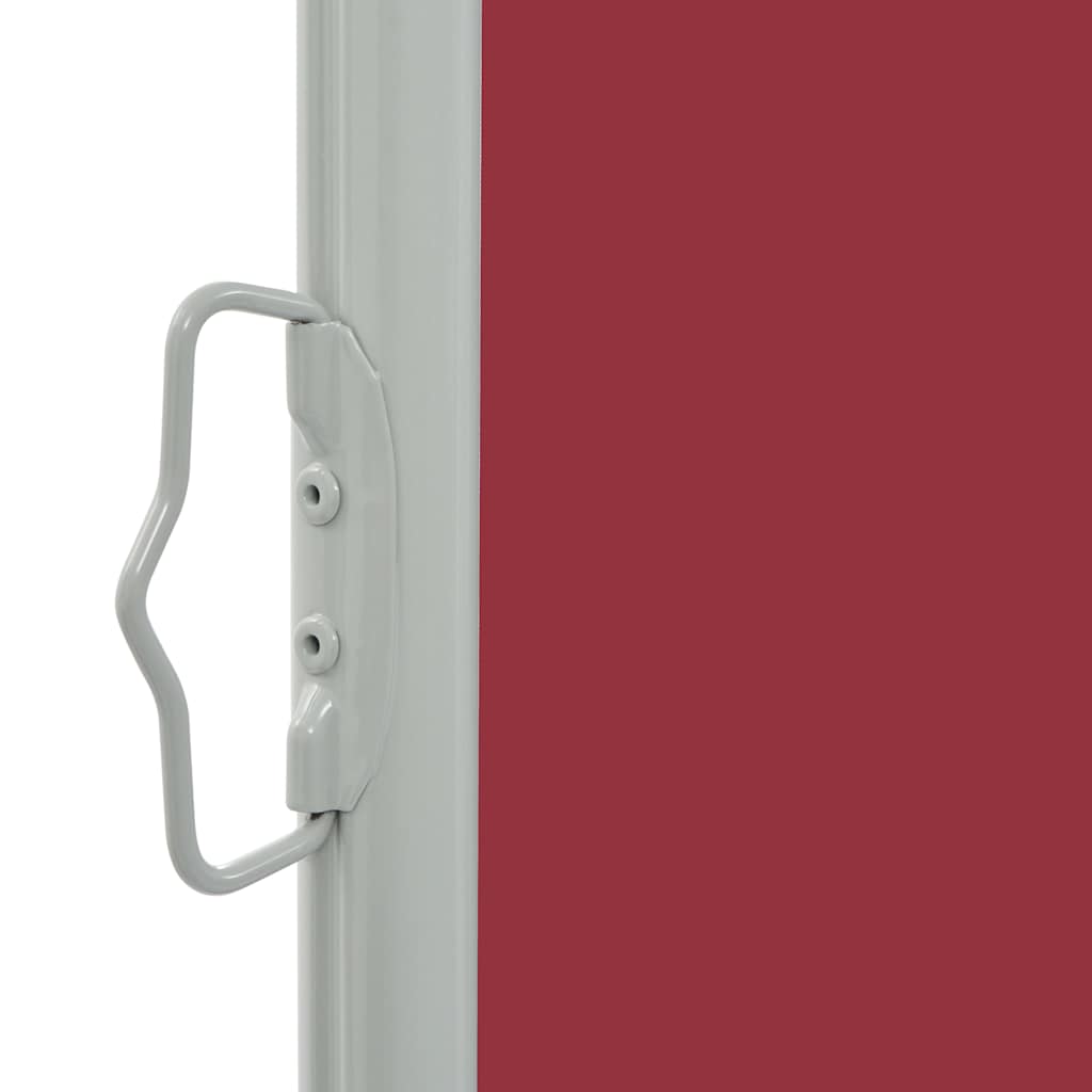 Tenda Laterale Retrattile per Patio 160x300 cm Rossa - homemem39