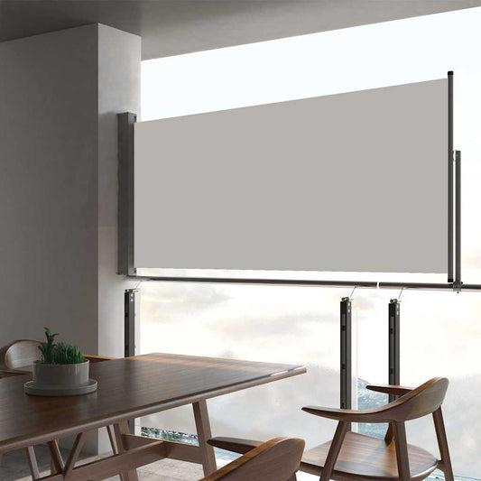 Tenda Laterale Retrattile per Patio 60x300 cm Crema - homemem39