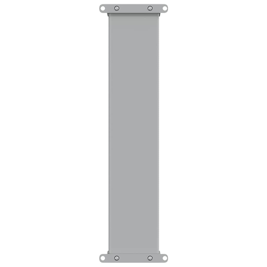 Tenda Laterale Retrattile per Patio 60x300 cm Grigia