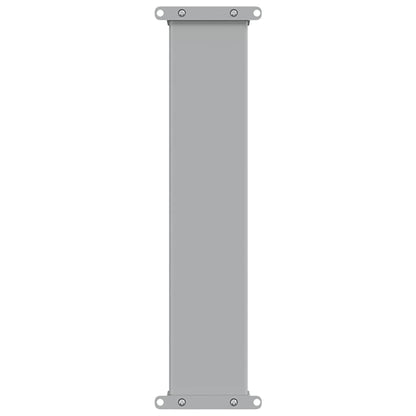 Tenda Laterale Retrattile per Patio 60x300 cm Grigia