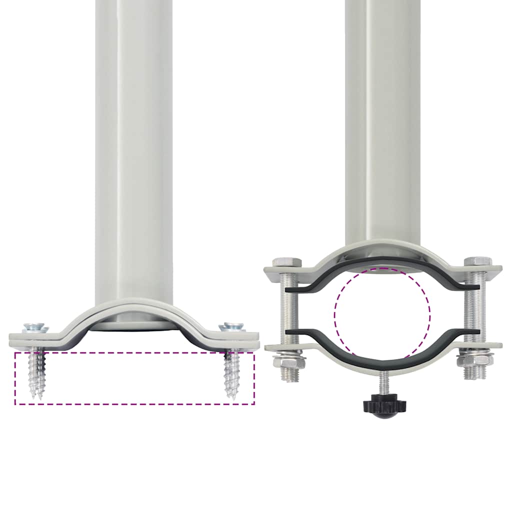 Tenda Laterale Retrattile per Patio 60x300 cm Marrone