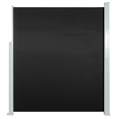 Tenda Laterale Retrattile per Patio 170x300 cm Nera - homemem39