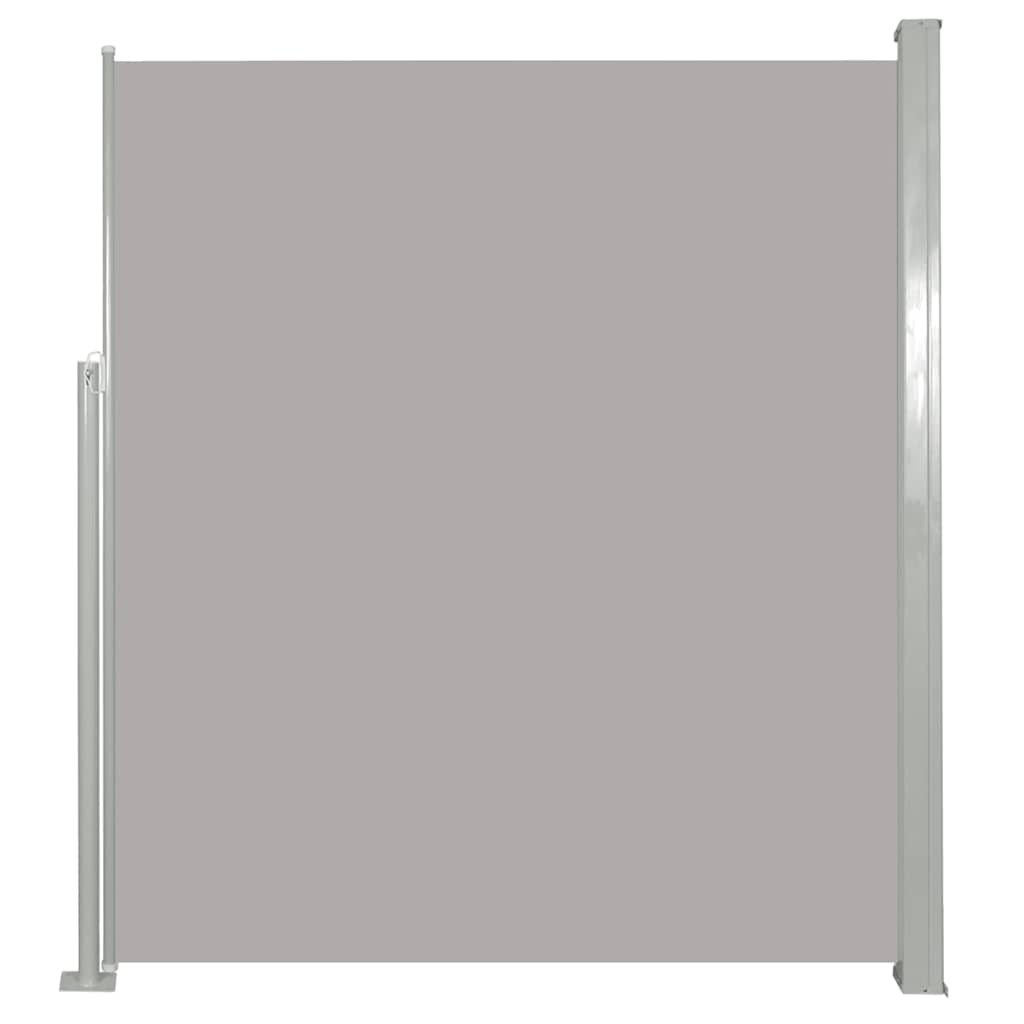 Tenda Laterale Retrattile per Patio 170x300 cm Grigio - homemem39