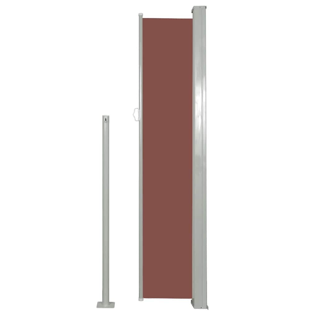 Tenda Laterale Retrattile per Patio 170x300 cm Marrone - homemem39
