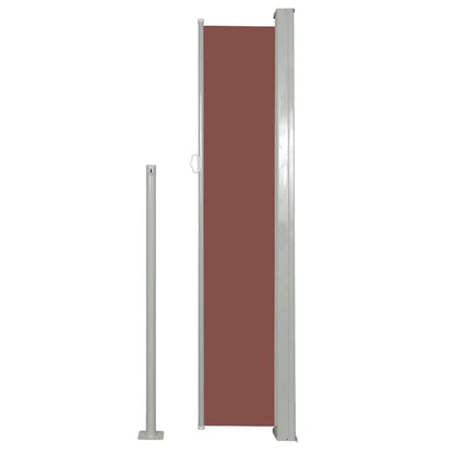 Tenda Laterale Retrattile per Patio 170x300 cm Marrone - homemem39