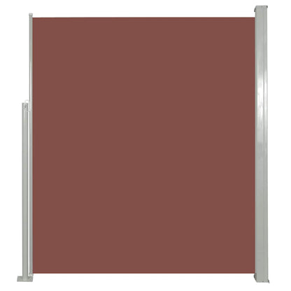 Tenda Laterale Retrattile per Patio 100x500 cm Marrone - homemem39