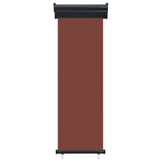 Tendalino Laterale per Balcone 65x250 cm Marrone - homemem39