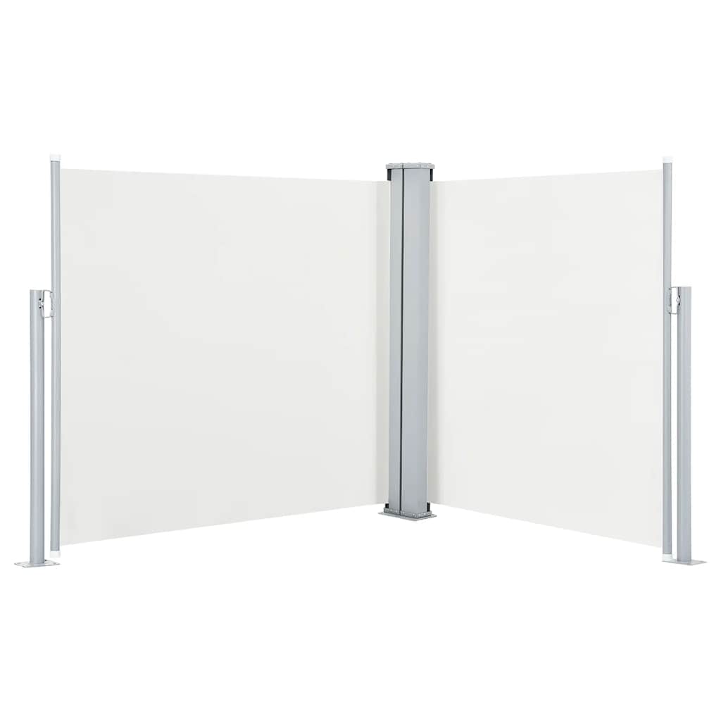 Tenda da Sole Laterale Retrattile Crema 120x600 cm - homemem39