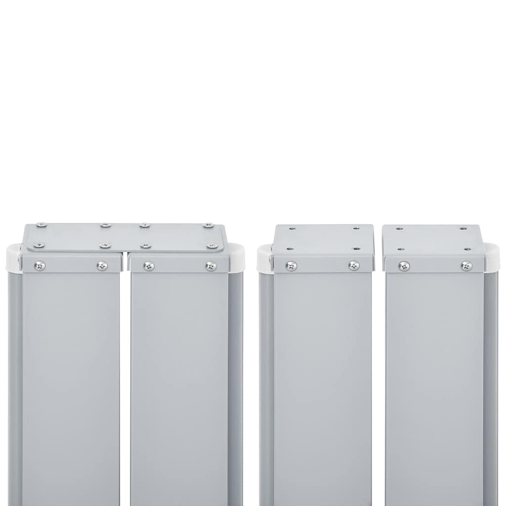 Tenda da Sole Laterale Retrattile Rossa 120x600 cm - homemem39