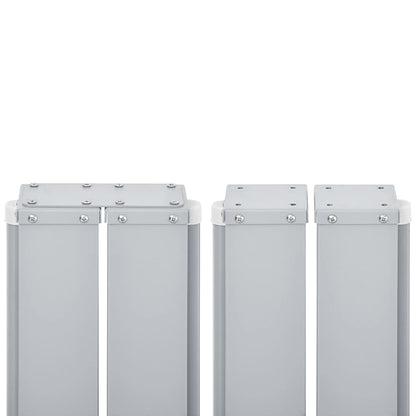 Tenda da Sole Laterale Retrattile Rossa 120x600 cm - homemem39