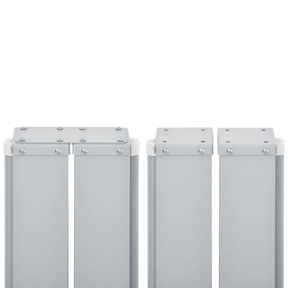 Tenda da Sole Laterale Retrattile Nera 140x600 cm - homemem39