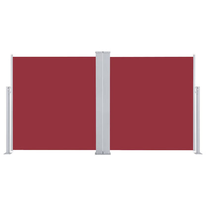 Tenda da Sole Laterale Retrattile 170x600 cm Rossa - homemem39