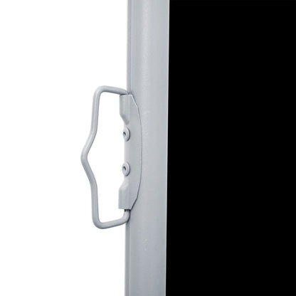 Tenda da Sole Laterale Retrattile Nera 100x1000 cm - homemem39