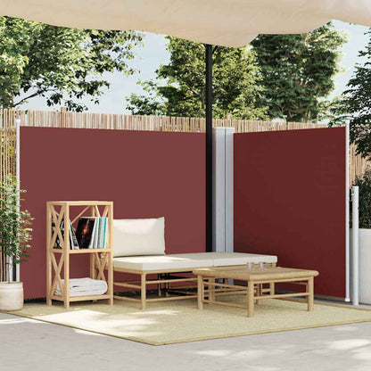 Tenda Laterale Retrattile Marrone 140x1000 cm - homemem39