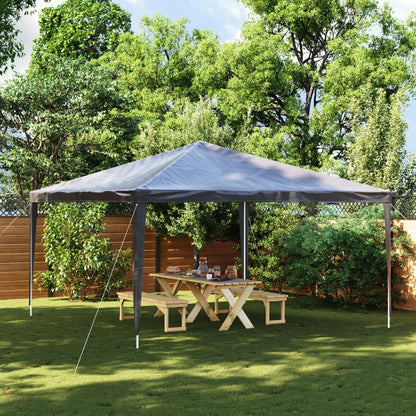 Gazebo Professionale 4x4 m Antracite 90 g/m² | homemem39