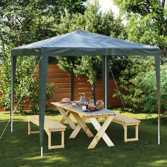Gazebo Professionale 2,5x2,5 m Verde 90 g/m² - homemem39