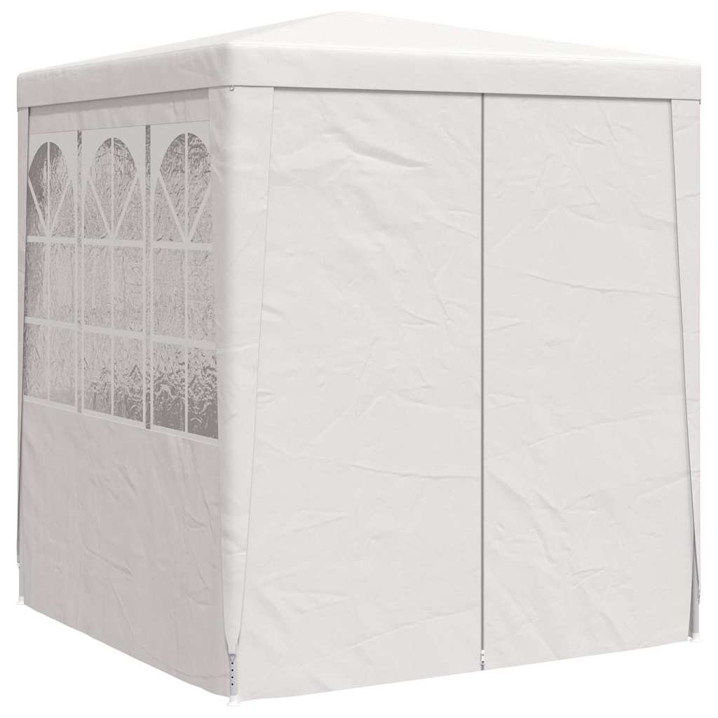 Gazebo Professionale con Pareti 2,5x2,5 m Bianco 90 g/m² | homemem39